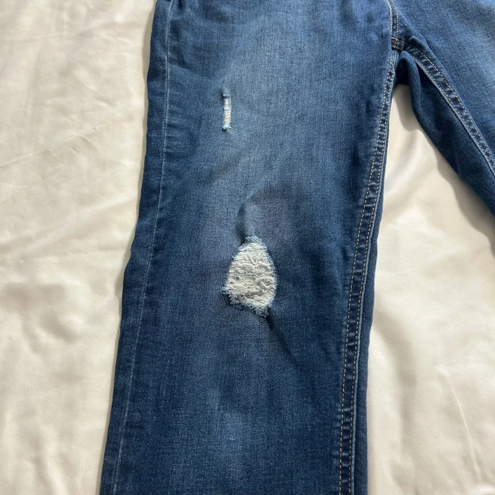 Buffalo David Bitton Womens‎ Rip and Repair Mid-Rise Skinny Size 6/28